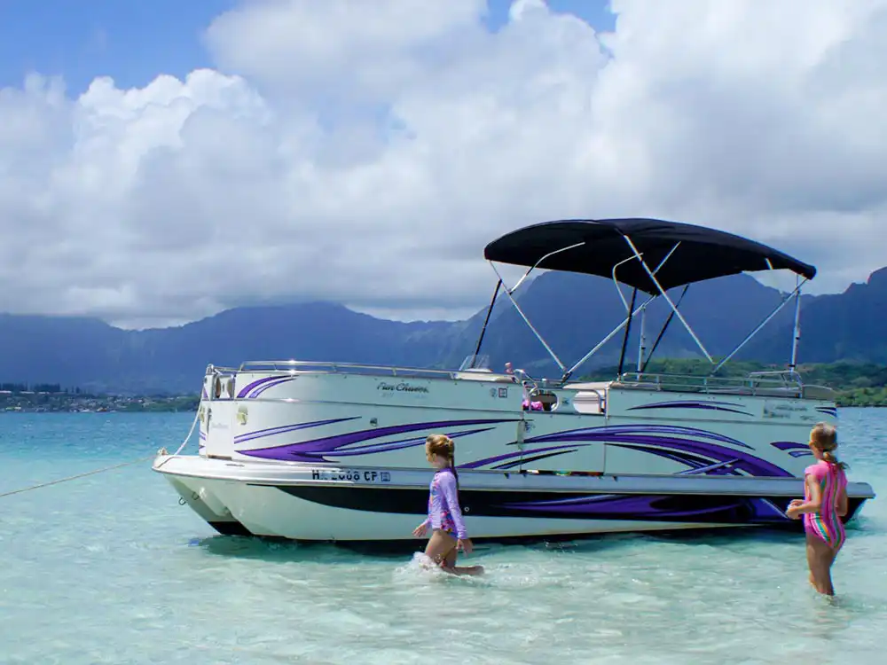 Sandbar Pontoon half-day trip on the water